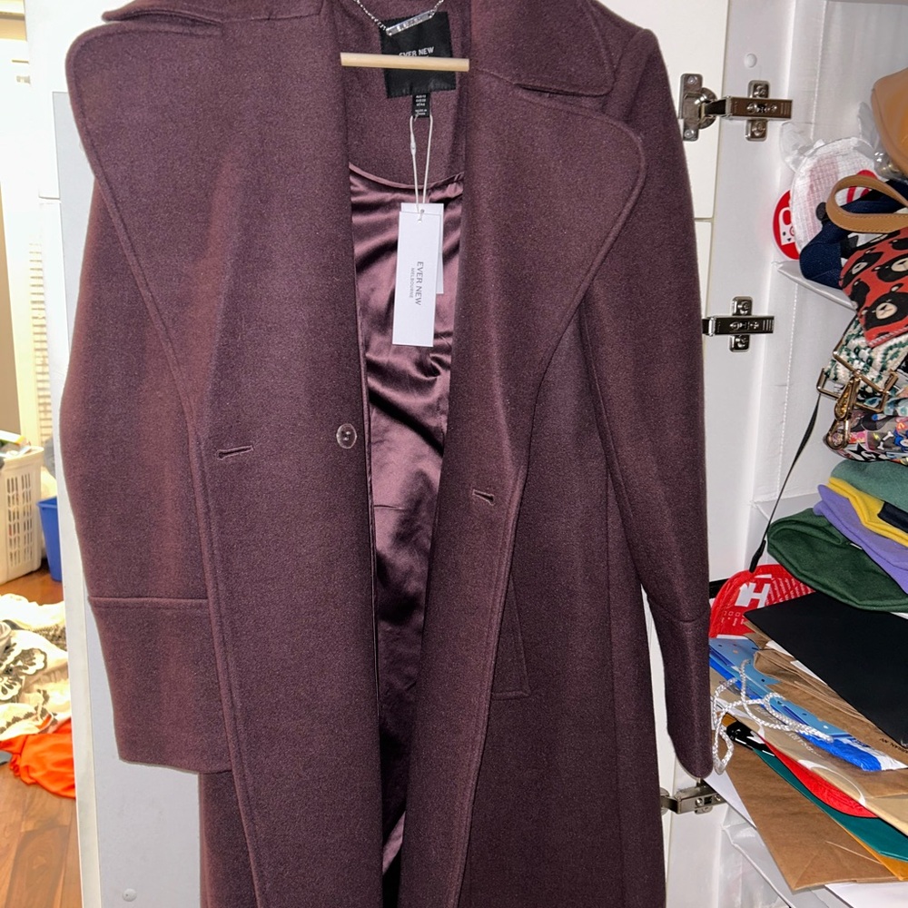 Forever New Women's Plum Trench Coat